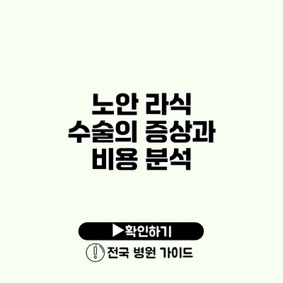 노안 라식 수술의 증상과 비용 분석